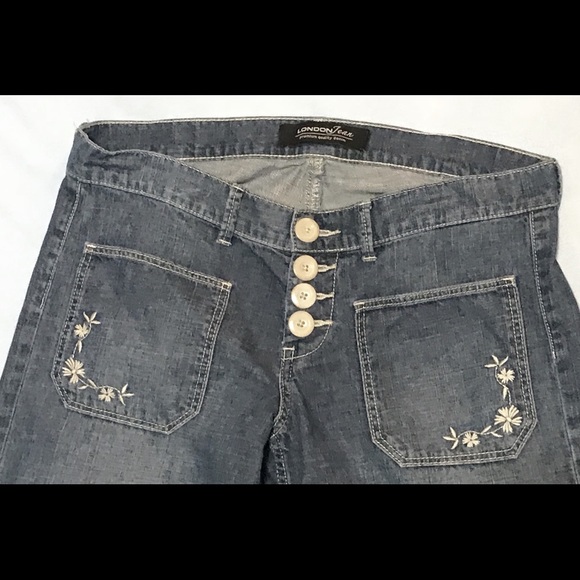 SOLD Victoria's Secret London Jean 6 Embroidered - Picture 2 of 8